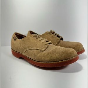 Vintage 1980s Mens GH Bass Oxford 5723 Brown Suade Size 10